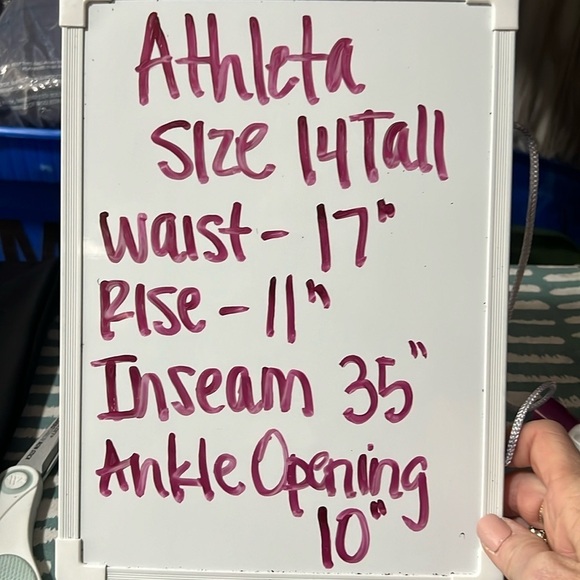 Athleta Black Siena Flare Leg Athliesure Pants Size 14Tall - Picture 5 of 11